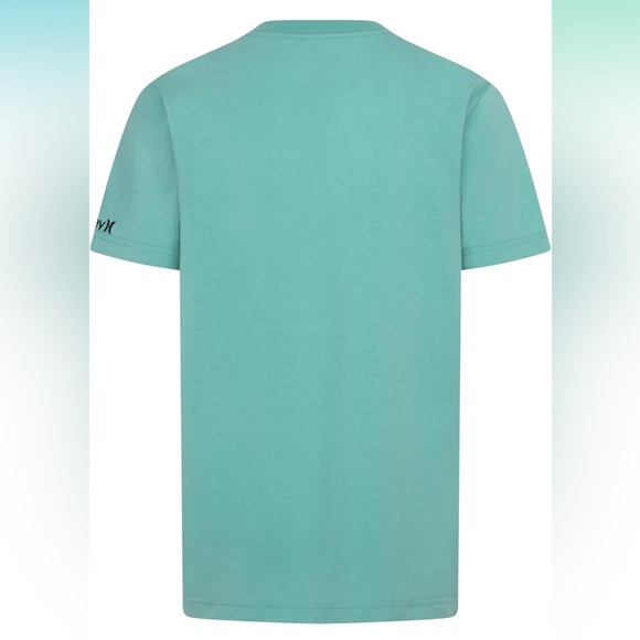 Hurley Blue Short Sleeve Tee with Graphic Print - Picture 2 of 5